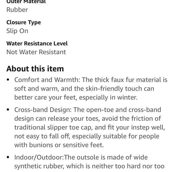 Faux Fur Jabasic Slippers - Picture 9 of 10